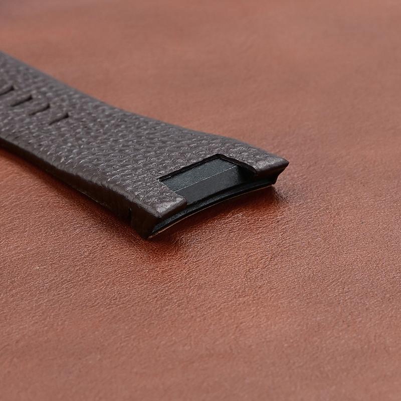 Correa de reloj de cuero genuino de 32*17 mm Para Diesel DZ4246 DZ1273 DZ1216 Correa grande cóncava para hombre resistente al agua y al sudor