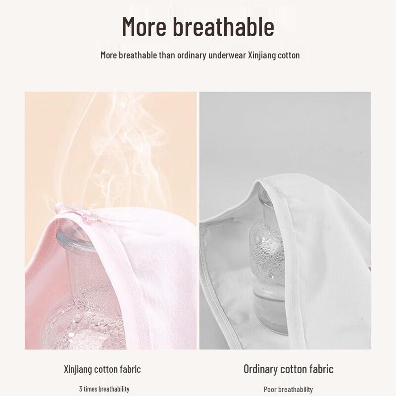 LangSha Women's 7-Pack Antibacterial Seamless Mid-Waist Underwear