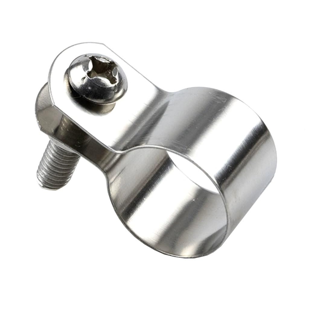 10pcs 304 Stainless Steel Clamps,10mm 12 16 20 25 27 32 33 35mm Grounding