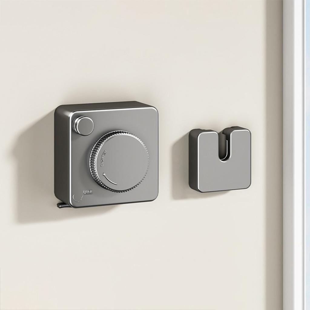 Clothes Hanging Rope Balcony Retractable Clothesline Convenient to Install Wall Laundry Storage Clotheslins for Home Hotel Dorm