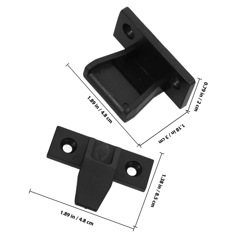 12Set Roman Column Buckle Connector Adjustable Cabinet Support Bracket Plastic Furniture Panel Clip for Floating Shelf