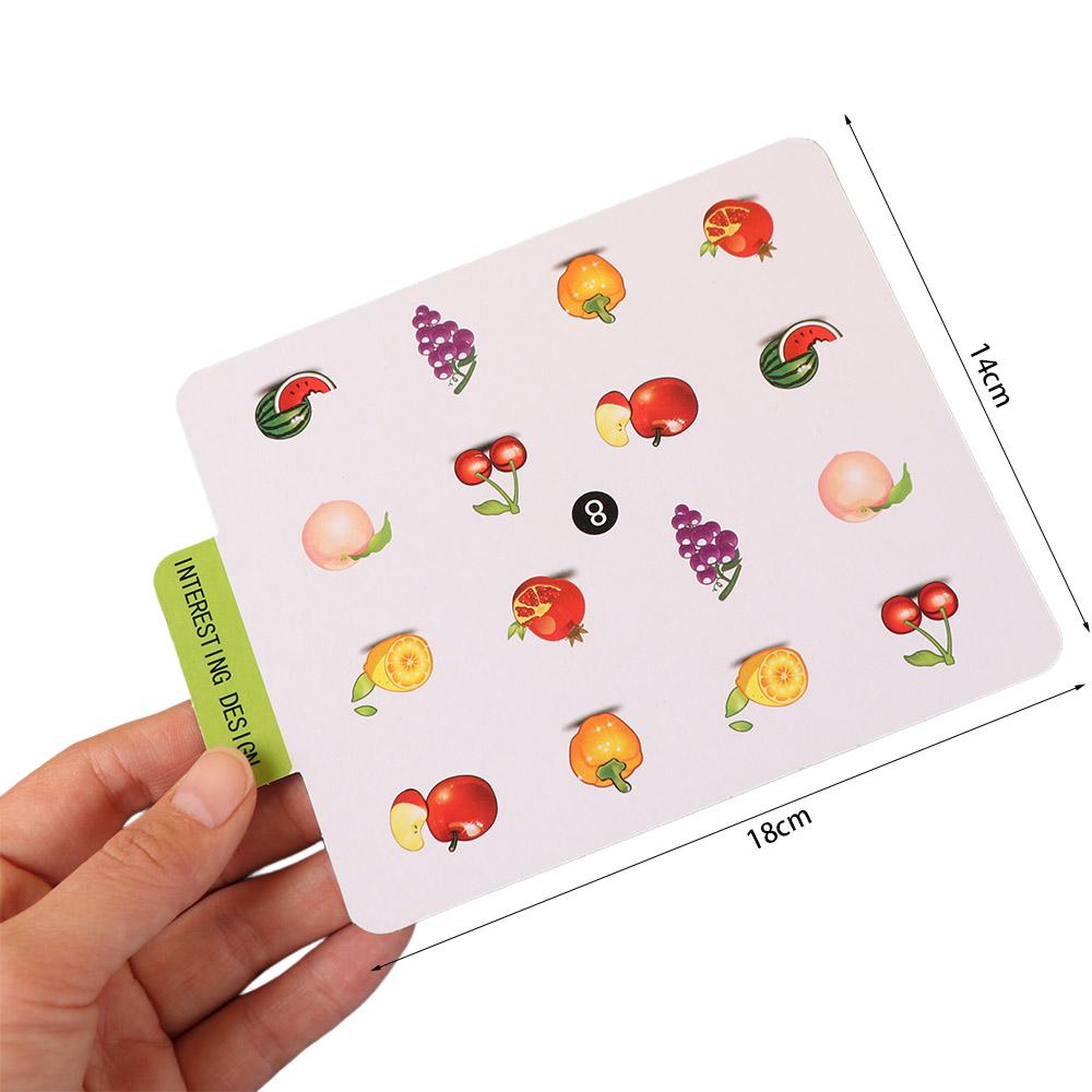 Plastic Memory Pairing Game Memory Training Puzzle Game Interactive Toys  Christmas Birthday Gift