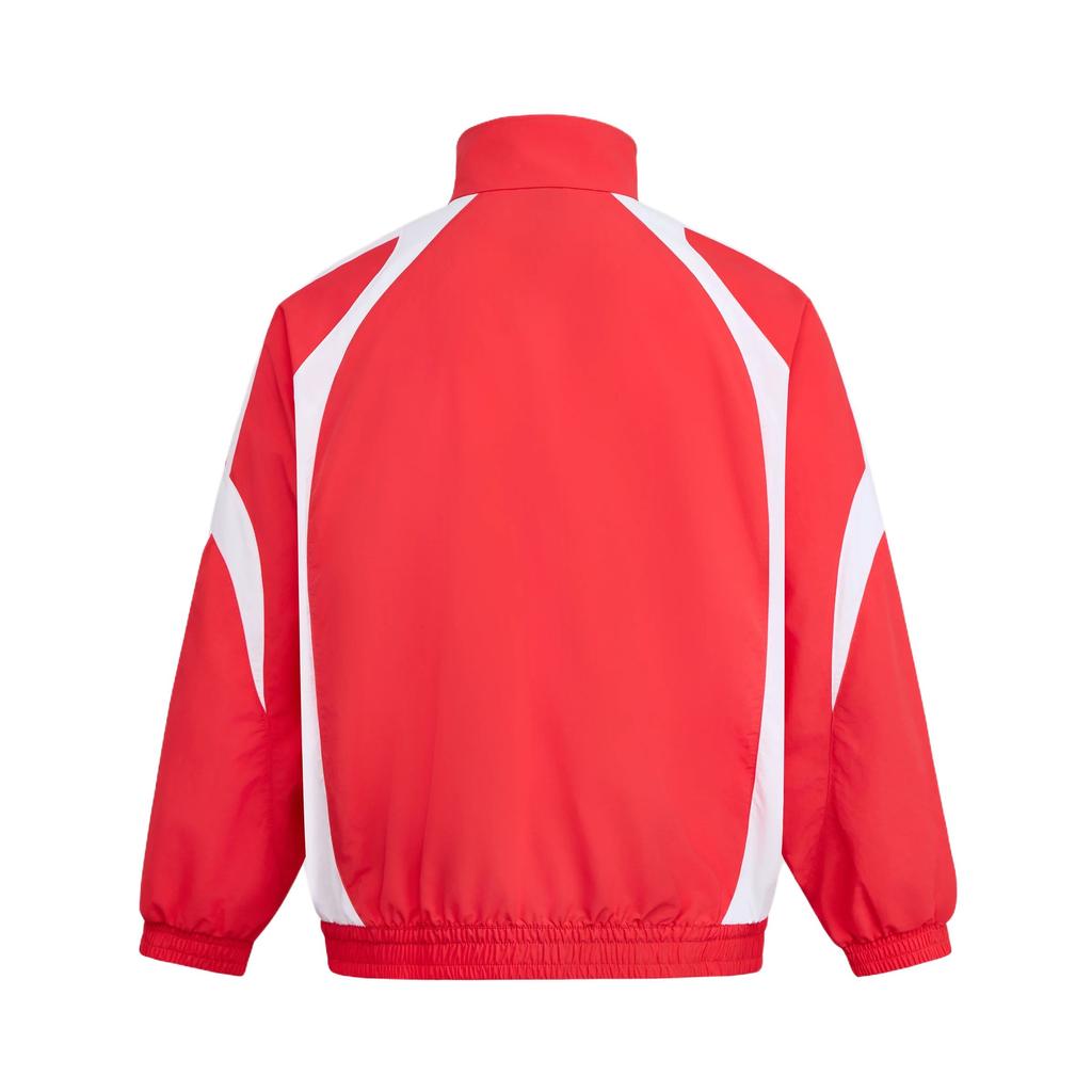 adidas Jackets Unisex Bright Red/White Stand Collar Moderate Other LG1977