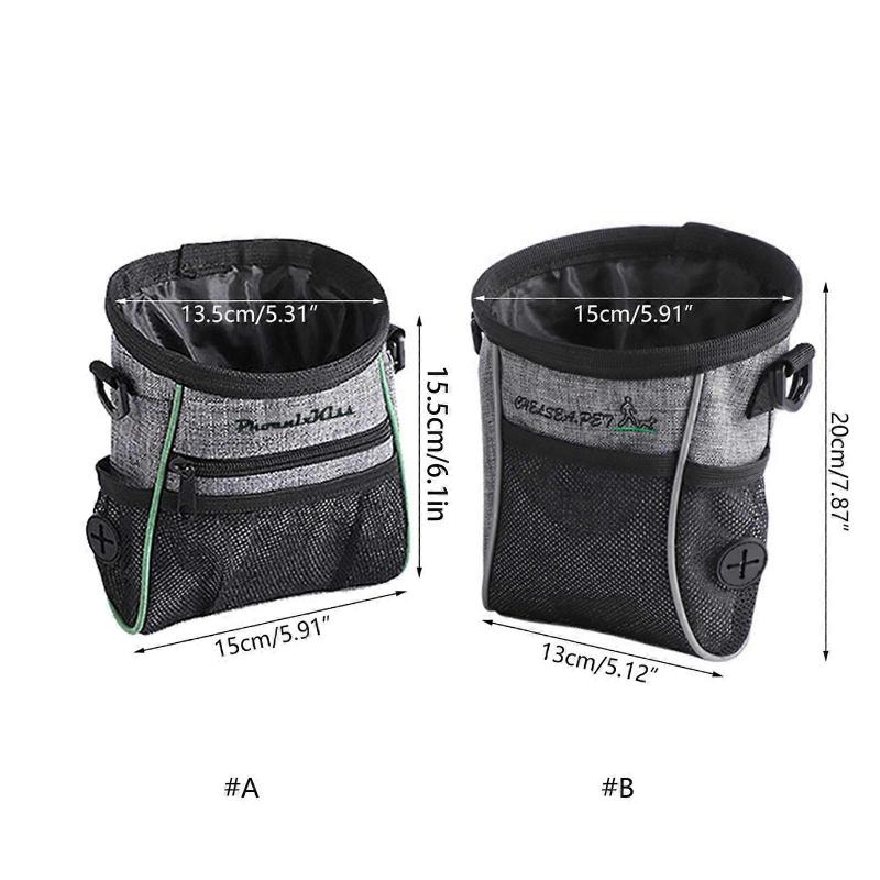 Dogs Treat Waist Bag for Outdoor Training Pet Exercise Walking Pouch with Poopbag Dispenser HandRelease Dogs Treat Pouch  light pink