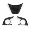3PCS For Toyota Camry 2018- Steering Wheel Button Carbon Fiber Frame Trim