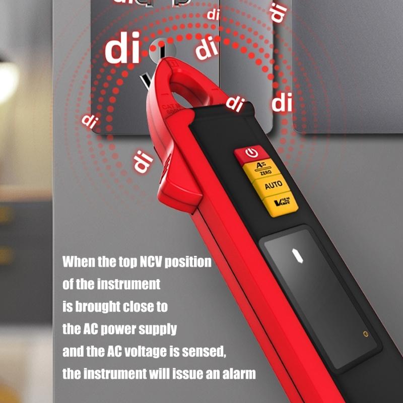 Clamp Meter Digital Multimeter 0-610V 100A Voltages Current Resistance 6000 Counts Current Ammeter Tester