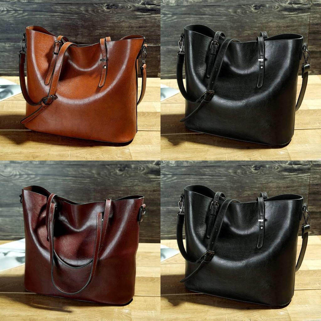Fashionable Pu Tote Bag For Women With Multiple Pockets And Soft Handles