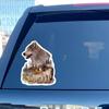 S40225# Couple Of Wolves Stickers On The Car Funny Vinyl Decal Waterproof Decoration For Rear Window Car Sticker