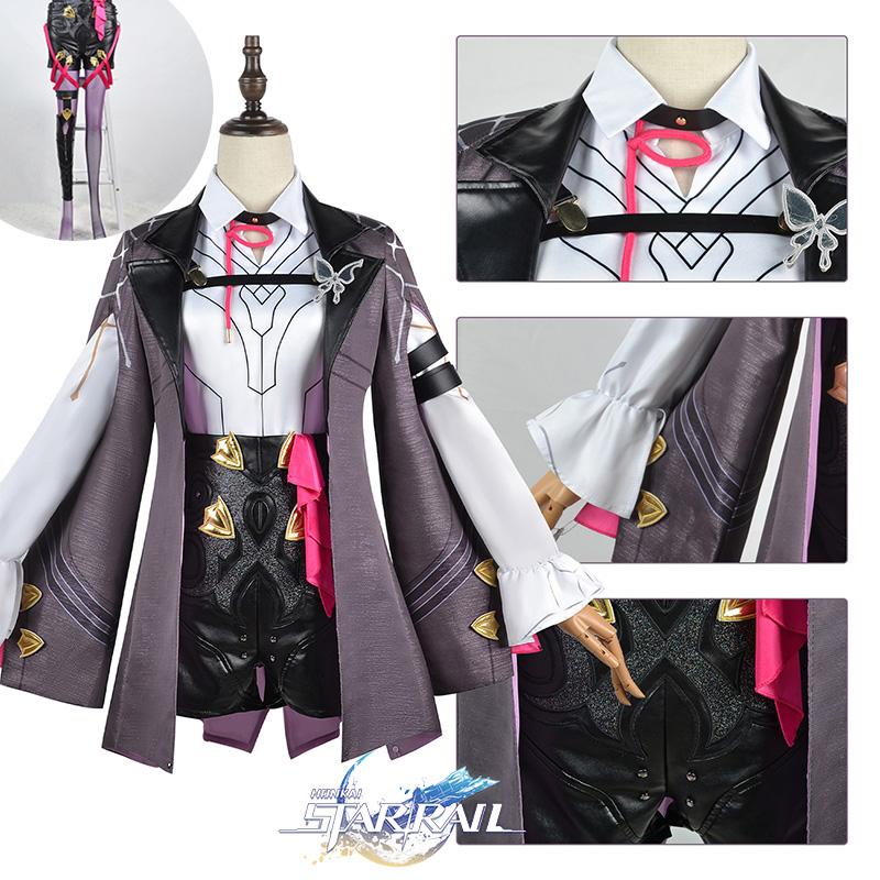 Honkai Rail Star Kafka Game Cosplay Costume Halloween Party Comic Con Up Dress