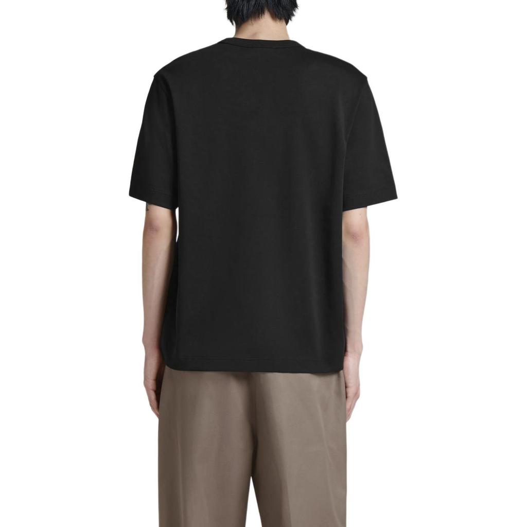 COS T-Shirts Men's Black Crew Neck Moderate 1283191002