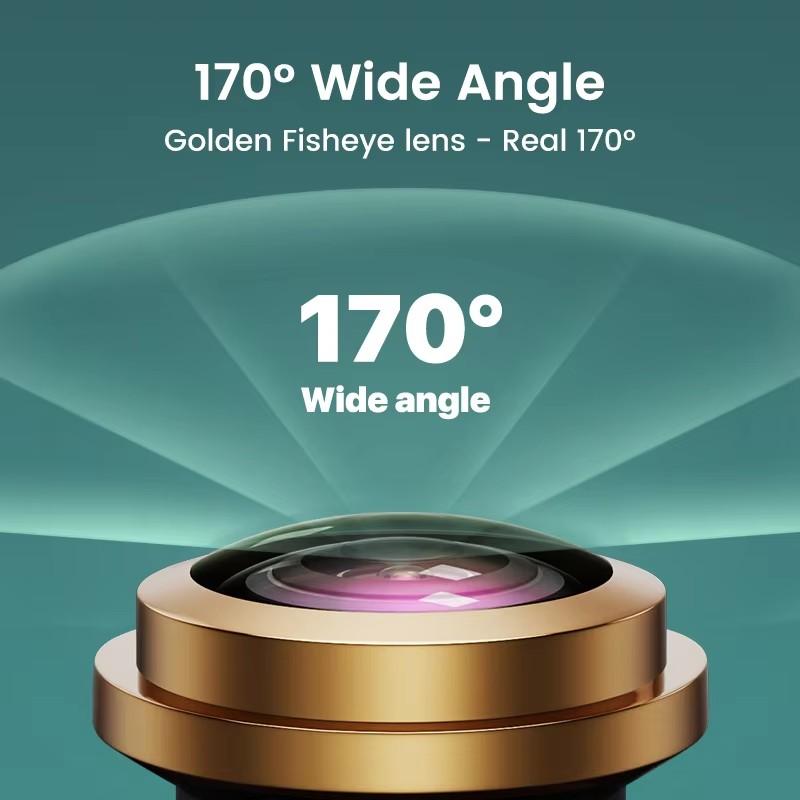 Mini Lens Car Rearview Camera 170 Degree Full Hd Night Vision Reverse Ahd Fisheye Hidden Waterproof Parking Camera Ahd1920X1080P