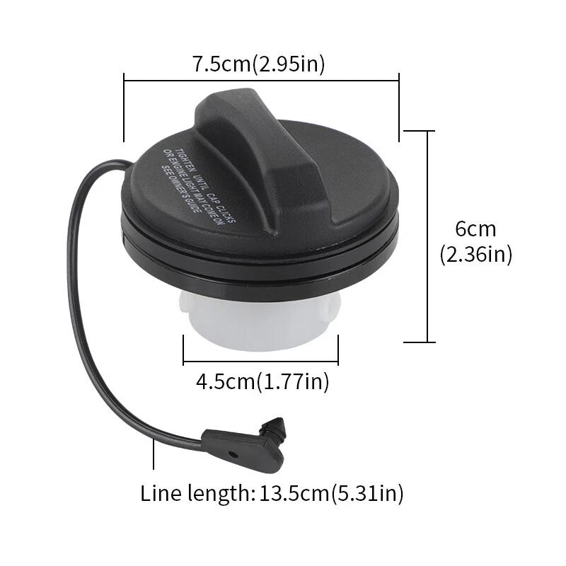 Automobile Gasoline Diesel Fuel Tank Cap LR138718 LR053665 Suitable for Land Rover Range Rover Sport LR3 LR4 Auto Accessories