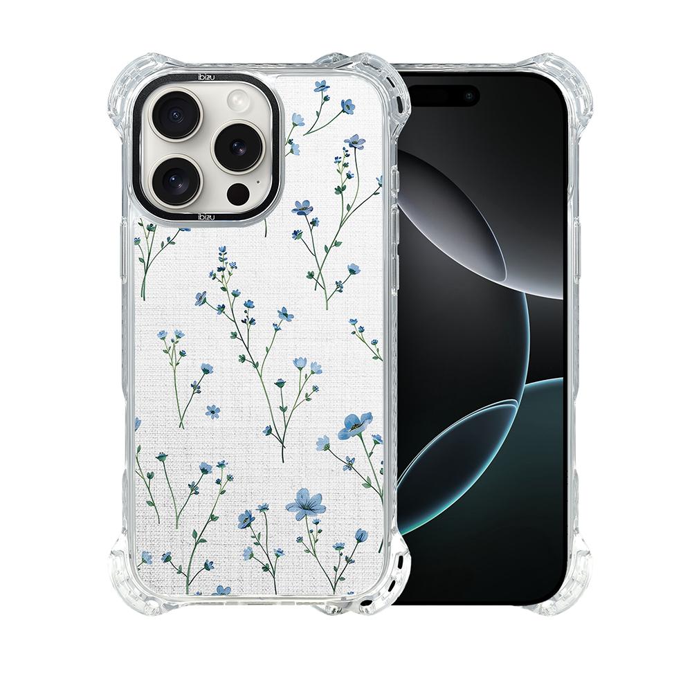 Etui Do Iphone 16 Pro Ibizu Dropguard Ultra Z Magsafe, Pastel Bloom, Niebieski Sen