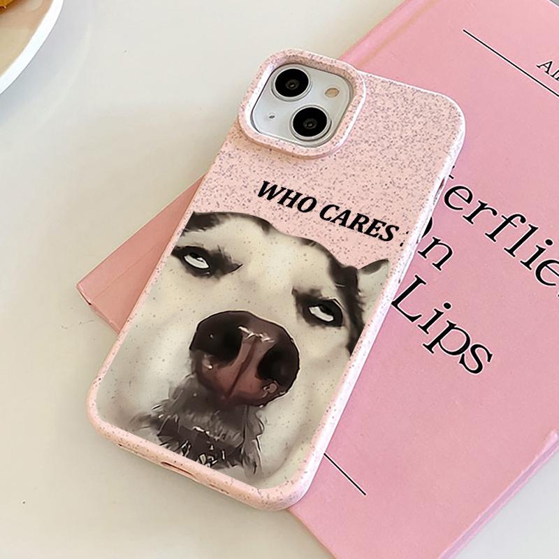 

Чехол для телефона iPhone 16 15 14 13 12 11 Pro Max iPhone 11 13 16 15 14 12 X XS XR 6 7 8 SE iPhone 6 7 8 Plus Разлагаемый чехол из пшеничной соломы iPhone 16 Pro Max розовый