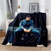 3D Sebastian Stan Handsome Actro Soft Flannel Blanket for Bed Bedroom Sofa Picnic,Throw Blanket for Cover Office Gift Kids