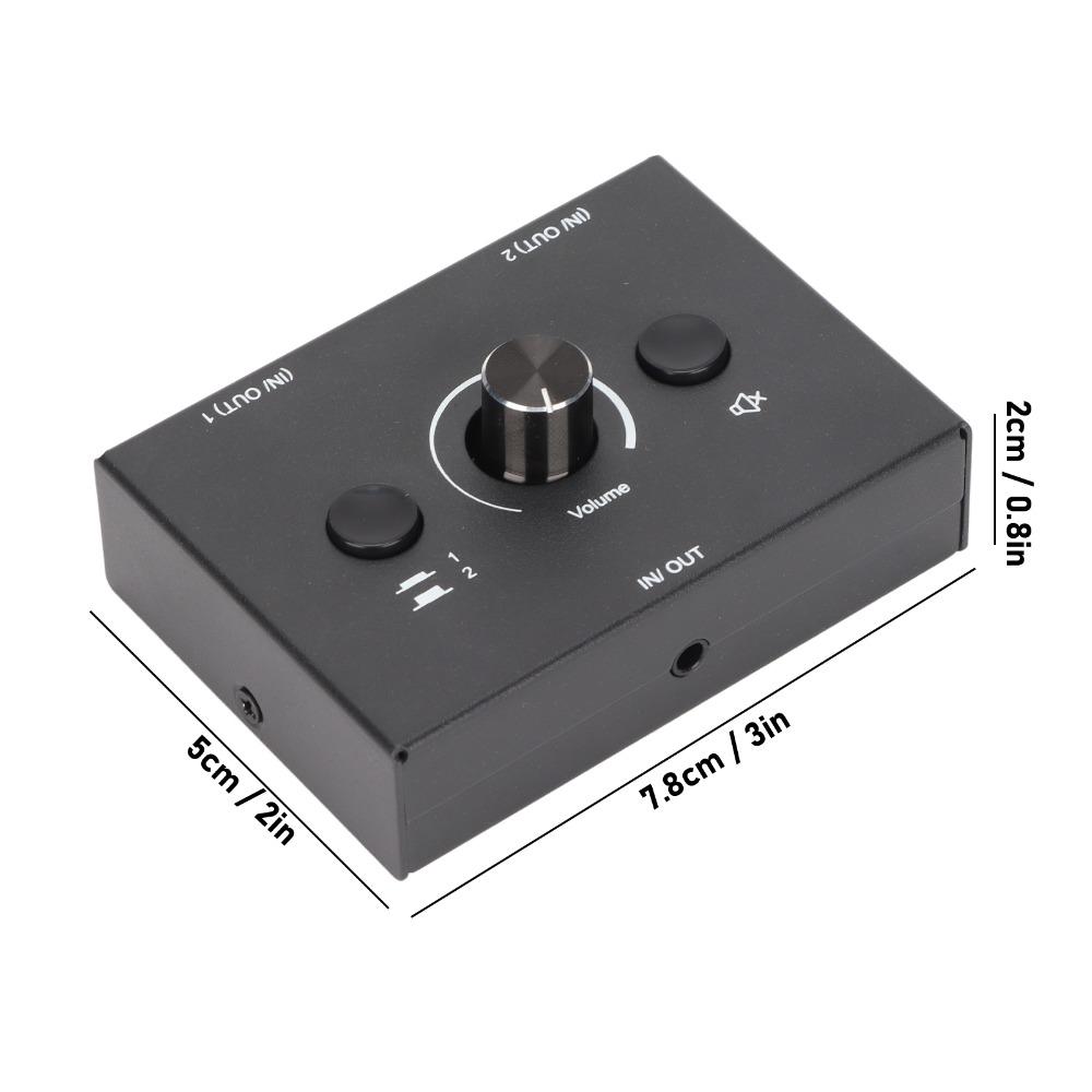 2 Input 1 Output Or 1 Input 2 Output Audio Sharing Box Manual Selector Box Speaker Connection