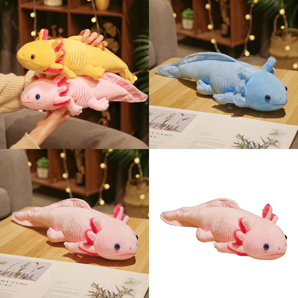 Hexagonal Dinosaur Plush Adorable Axolotl Stuffed Animal