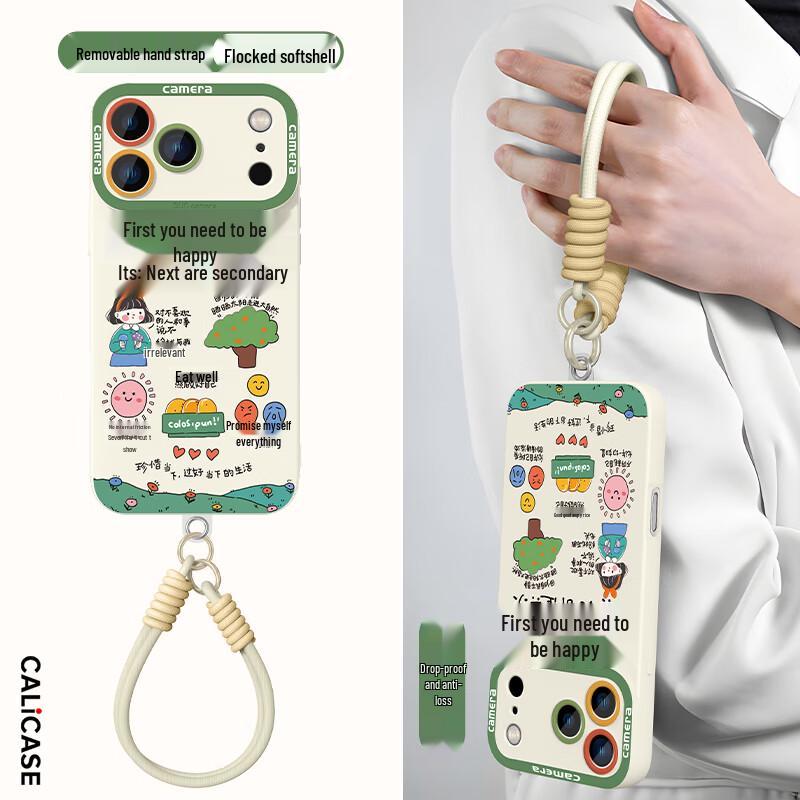 

Kelimeng Милый мультяшный силиконовый чехол для iPhone со шнурком iPhone 17 Pro Max