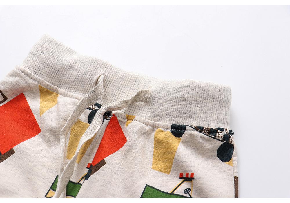 Autumn/Winter Boys' Toddler Cotton Terry Sweatpants