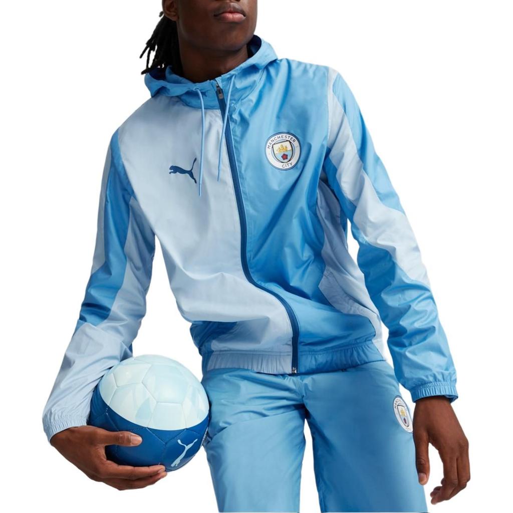 PUMA Chamarra Prepartido Del Manchester City Para Hombre 774372-02