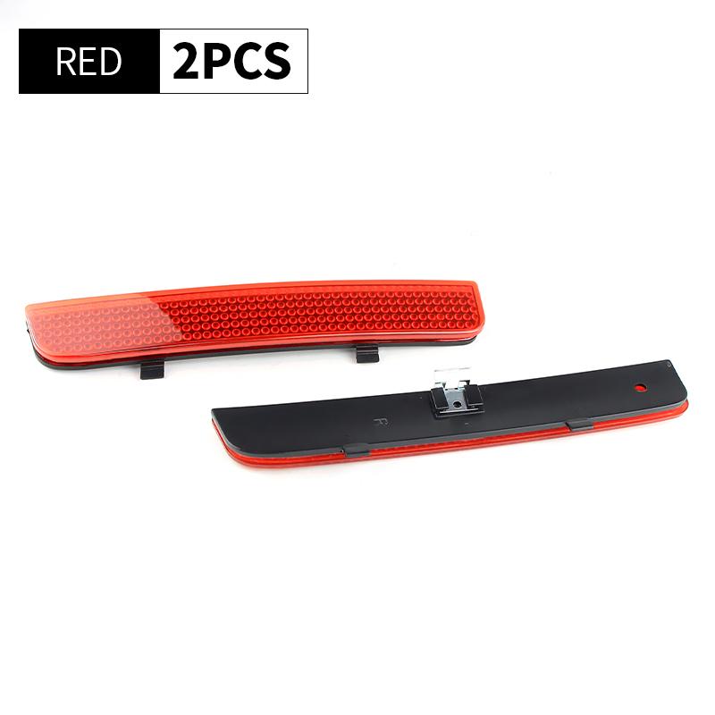

For Land Rover Range Rover L322 Freelander LR2 Smoked/Red Lens Car Rear Bumper Reflector Tail Brake Light Cover Shells No Bulb 2PCS Red Shell