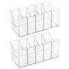 Portable Clear Acrylic Multiple Hook Rack Fashionable Belt Stand For Belts Ties And Scarves Keeping Your Closet Neat