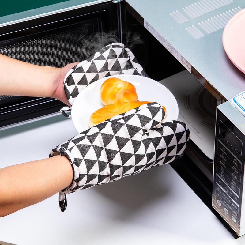 MDNG Cotton Linen Anti-Scald Oven Mitt