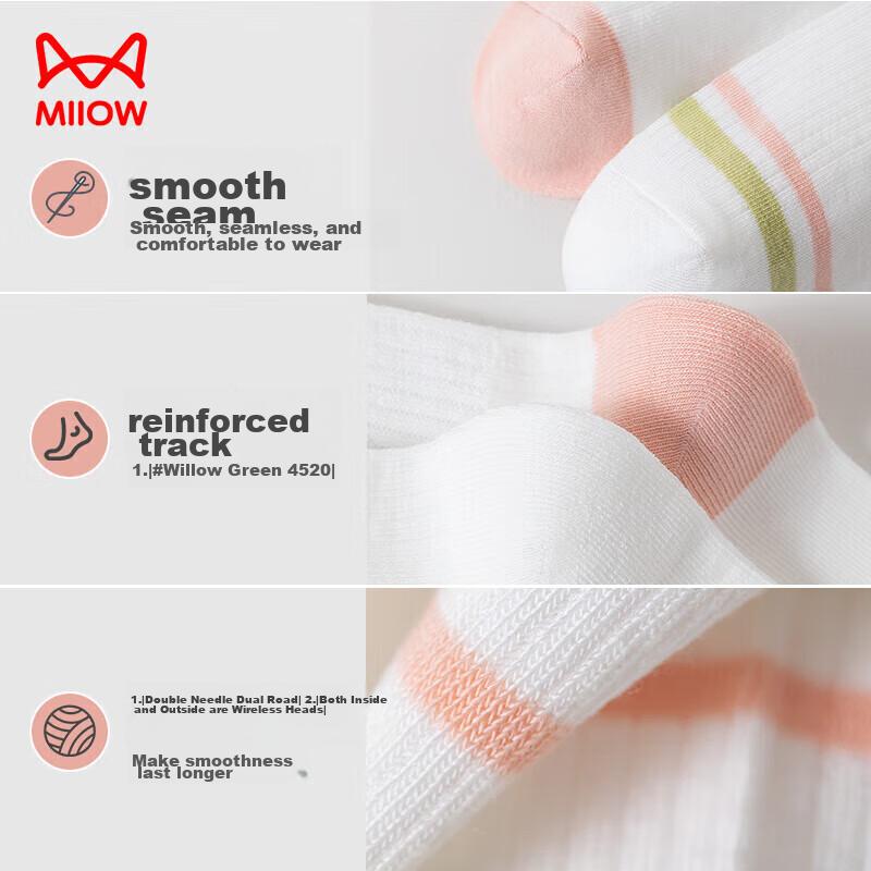 5-Pair Pack Women's Socks, Mid-Calf Socks, And Fashion Casual Women's Socks, Breathable Solid Color Long Socks, Elastic Cotton Socks for Wome