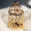 Birdcage Shape Bird Cage Candle Holder Iron Art Decorative Bird Lantern Tealight Exquisite Metal Candlestick Home Decor