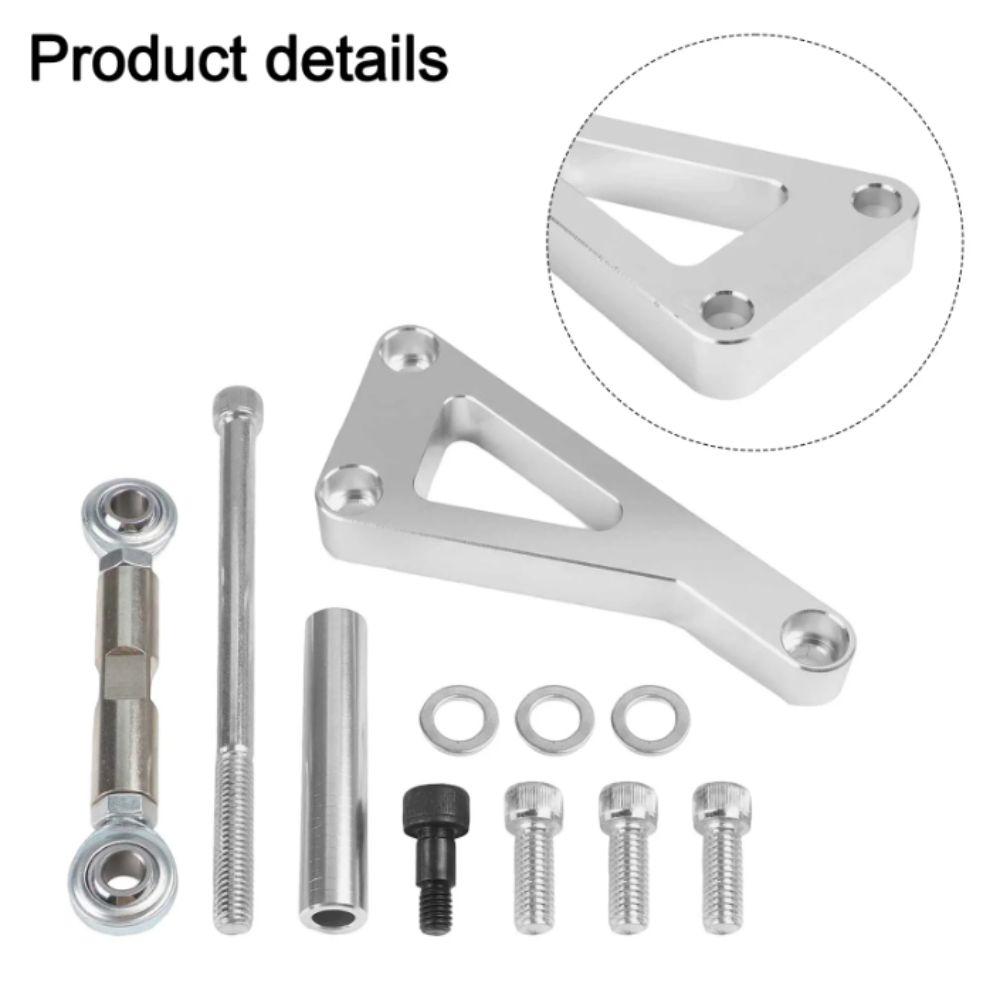 Polished Finish Water Pump Bracket Kit Aluminum Zinc Zinc Alloy Adjustable Bracket Kit  Chevrolet Vehicles