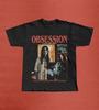 Vintage Gothic Horror T-Shirt Horrorfilm-Besessenheit Definition T-Shirt Lässig Locker Streetwear 2026 Thriller Film Liebhaber Geschenk Unisex