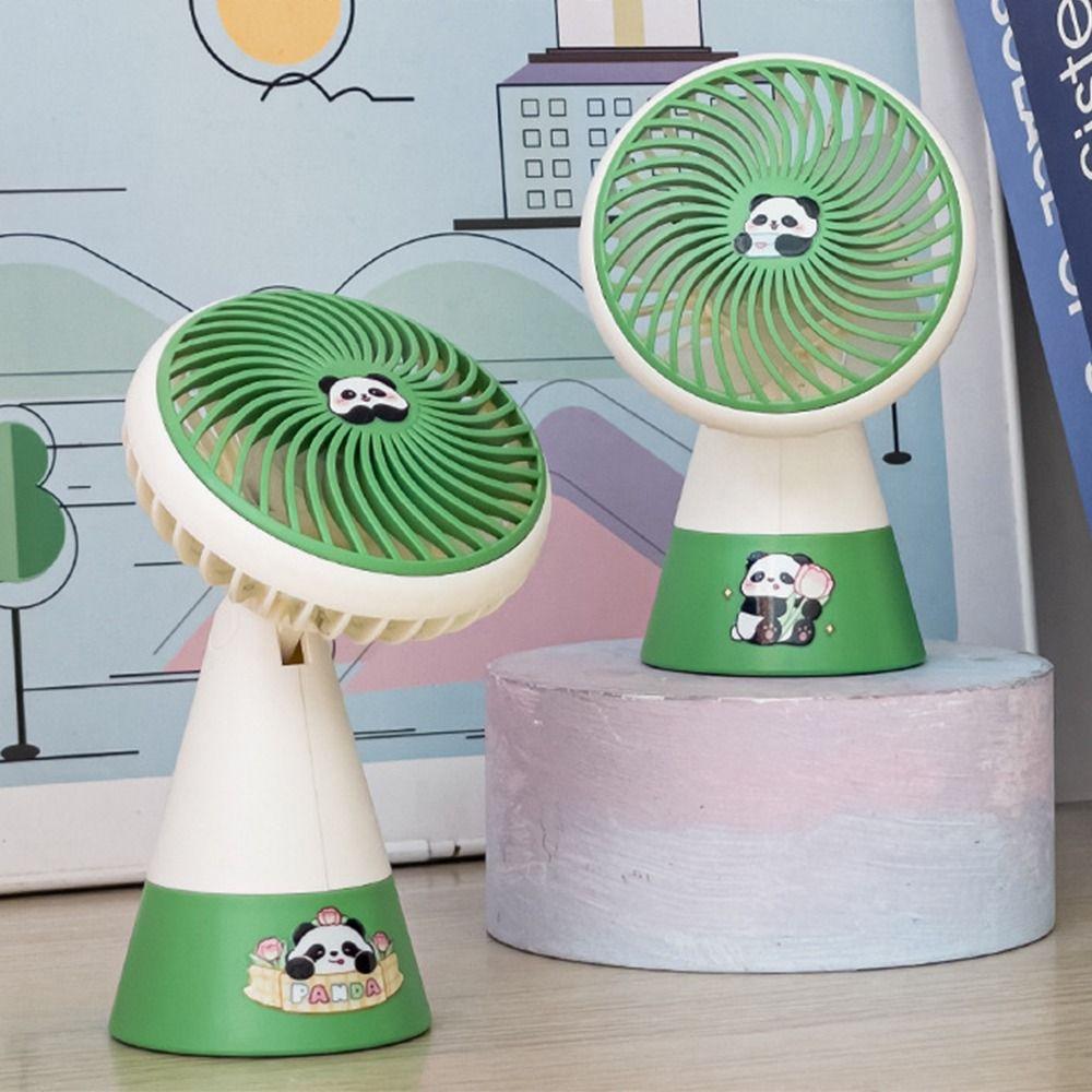 Creative Cartoon Panda Fan Portable Air Conditioner Fan Mini Electronic Fan  Outdoor