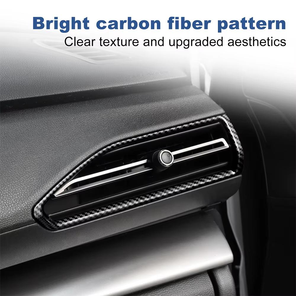 For Subaru WRX 2022 2023 2024 ABS Carbon Style Sticker Side Air Vent Outlet Anti scratch Interior Trim RHD LHD Accsesories