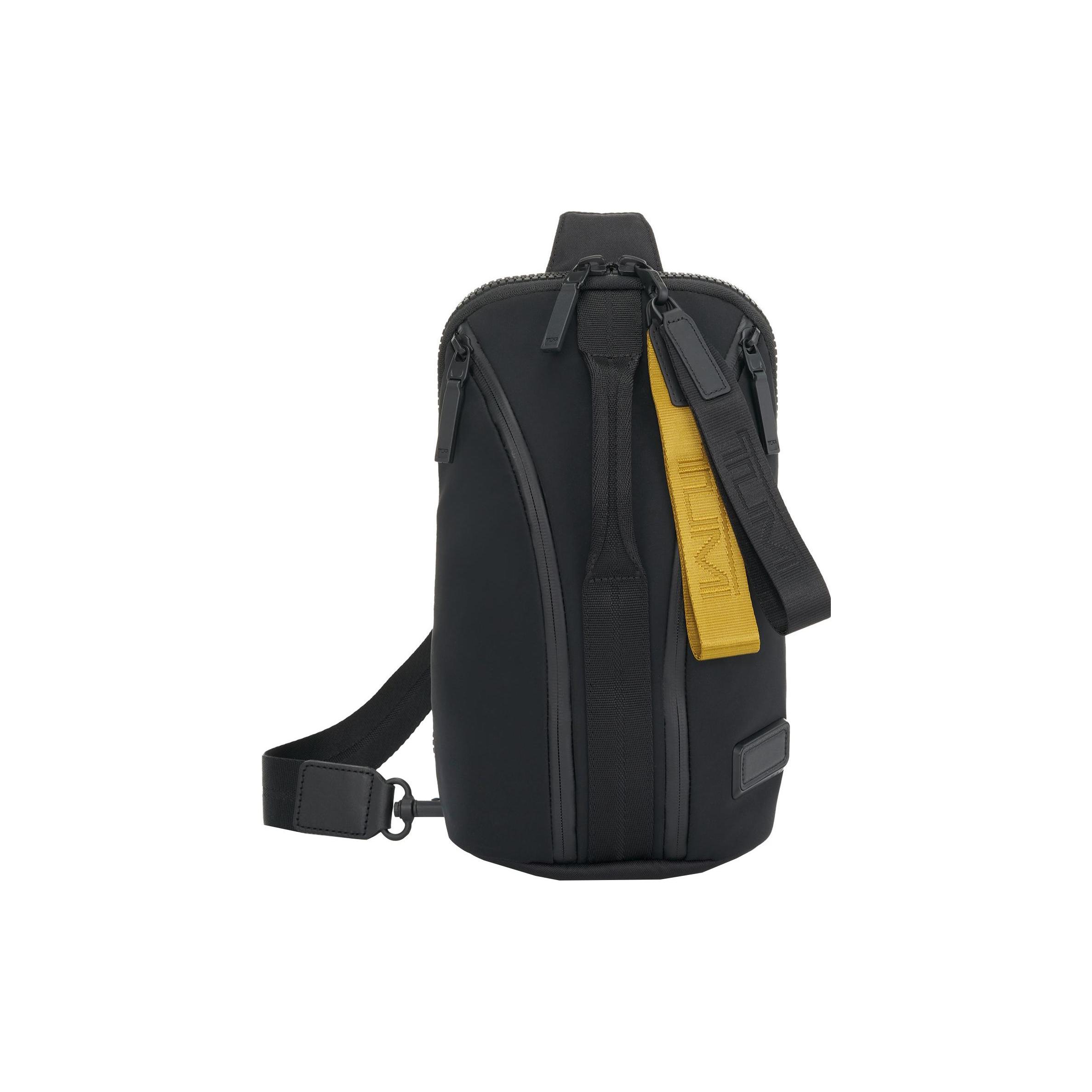 

New TUMI Tahoe Fabric Crossbody Bag, Shoulder Bag Men s Black 1467021041 41.9*21.6*76.2CM