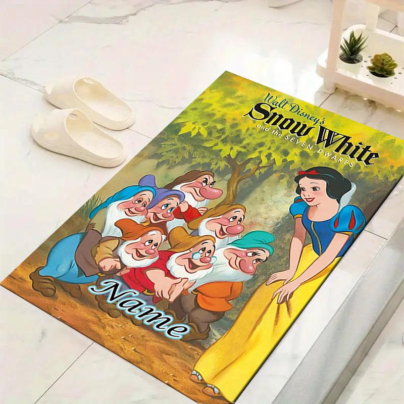 Custom 1Pc Snow White'S Garden Rug Office Carpet Indoor Outdoor Entrance Doormat Nonslip Soft And Comfortable Living Room D916239