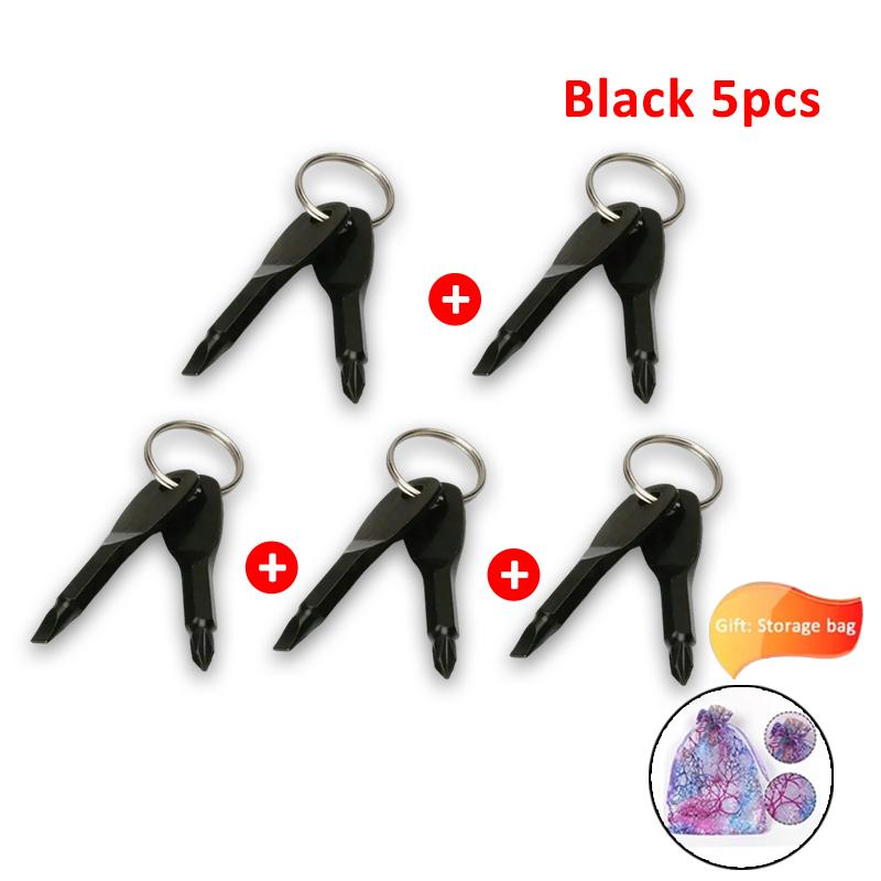 Emergency Key Screwdriver Outdoor Multifunctional Edc Tool Safety Protection Self Defense Prick Cone Combined Tool Set