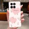 For Honor 400 Smart 5G Case Honor X7d 4G 5G Cover Clear Luxury Fashion Butterfly Flower Soft TPU Silicone Transparent Phone Case