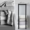 OIMG Wall-Mounted Metal Towel Rack