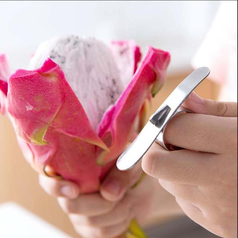 Sbucciatori Arance Sbuccia Arance Facile da Aprire Acciaio Inossidabile Sbuccia Limoni Rimuovi Buccia Frutta Agrumata Affettatore Sbucciatura Gadget da Cucina