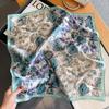 100% Pure Silk Square Scarf For Women Shawl Foulard Hijab Neckerchief Hair Wrap Bandana Hair Luxury Neck Girls Bufanda Echarpe