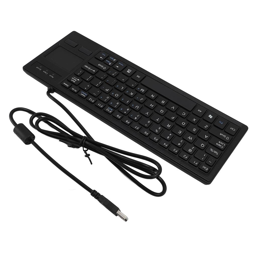 Mechanical USB Keyboard Water Resistant Integrated Touch Industrial Keyboard with Touchpad for Laptop Notebook PC