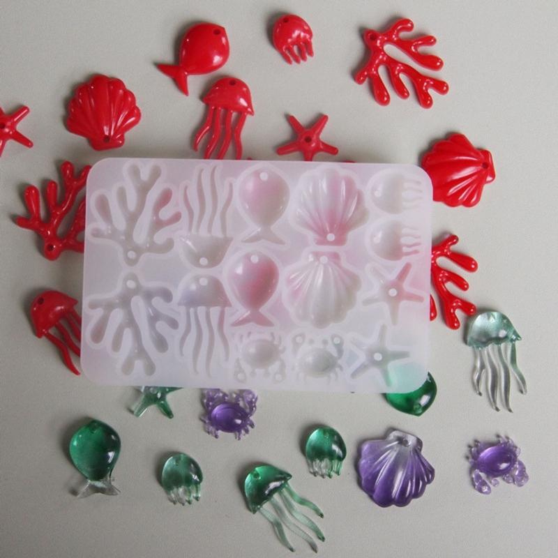 Sea Silicone Mould Set For Customes Art Gift Making And Accessories
