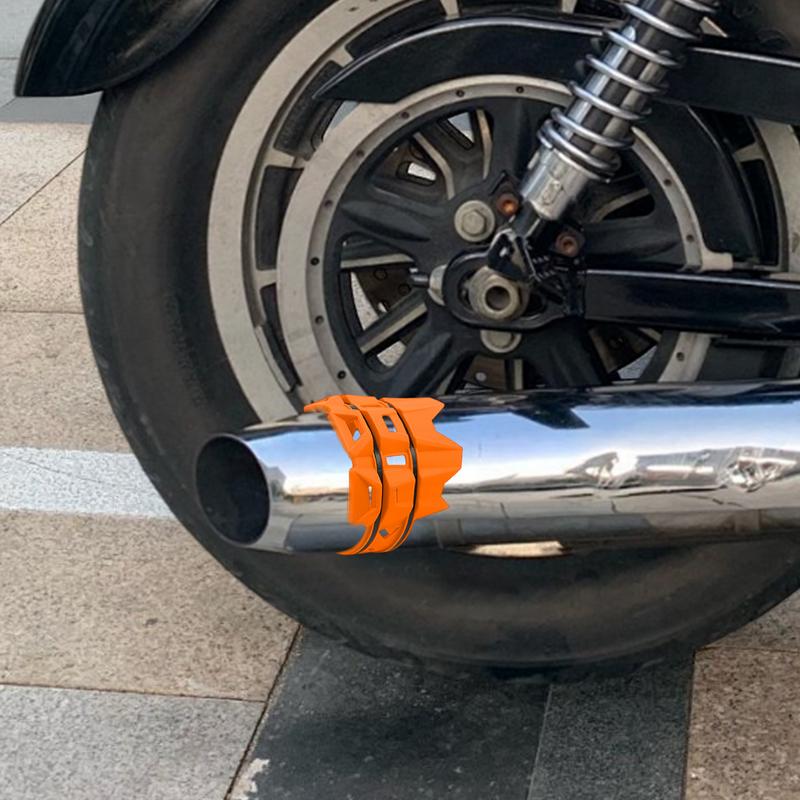 Auspuffendrohr Schutzhülle Endrohr Schutz Anti-Verbrühschutz Elastischer Schalldämpfer-Endrohrring Schalldämpfer Schutz