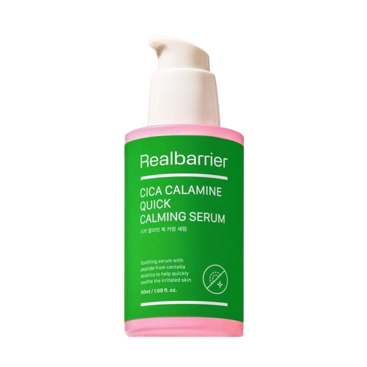 Real Barrier Cica Calamine Quick Calming Serum 50ml Soothing Face Essence for Sensitive Skin