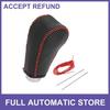Car Gear Shift Knob Cover for Honda CR-V 2015-2016 Black Red  Faux Leather New