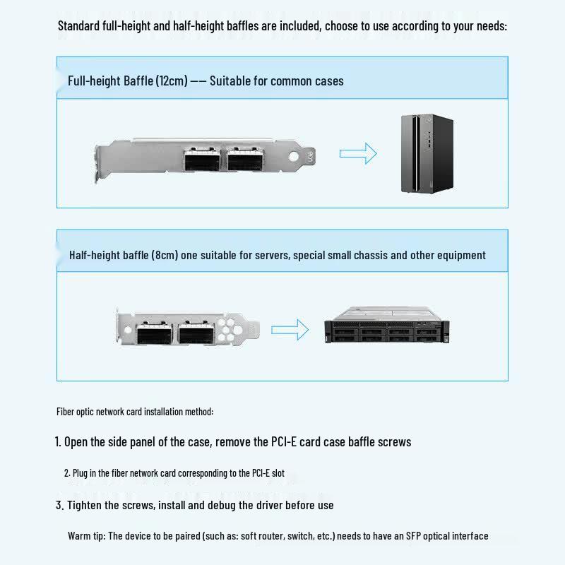 Boyang Intel XL710 40G Dual QSFP+ PCI-E X8 Fiber Optic Network Card (CN Version)