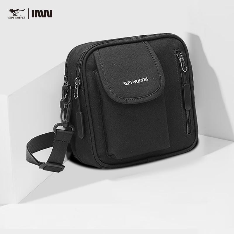 Seven Wolves Men s Casual Canvas Shoulder Bag