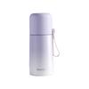 Portable Gradient Design Thermos Cup Stainless Steel High Appearance Insulated Cup Leak-Proof Double Lid Cup School