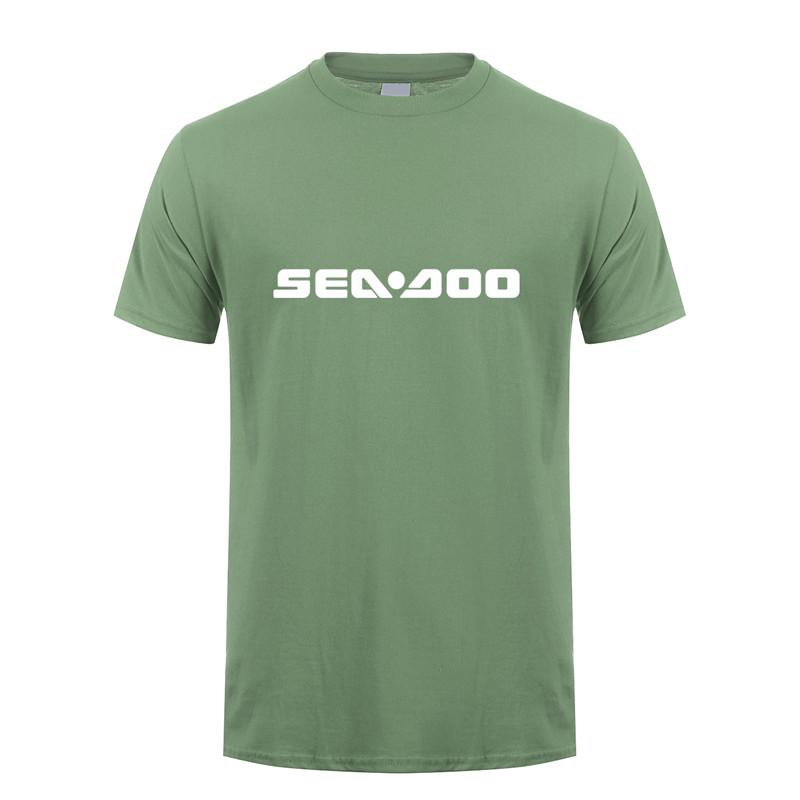 Seadoo T Shirts Summer Short Sleeve Cotton Sea Doo Seadoo Moto Tshirt Unisexs Tshirt Tops Tees Lh079