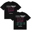 Summer Three Days Grace HuUnisex Album Double Sided Print Tshirt Hipster Unisex Women Fashion High Quality Crewneck Loose Short Sleeve
